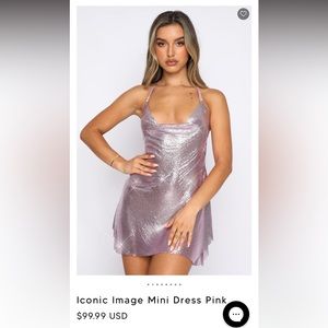 Chain mesh dress from White Fox Boutique